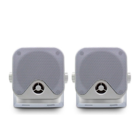 Herdio 100 W 4"Haut-parleurs externes Système stéréo Marin étanche pour Bateau, Restaurant, Magasin, Jardin, Camping-Car, Camion
