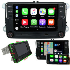 SCUMAXCON Autoradio RCD360 RCD330 Carplay 6.5" Bluetooth RVC USB pour VW Golf 5 6 Caddy EOS CC Polo