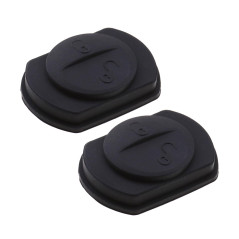 ECSiNG 2pcs Clé de Voiture en Caoutchouc 2 Bouton Étanche Anti-Rayures Pad Housse de Protection Compatible avec Mitsubishi Colt/