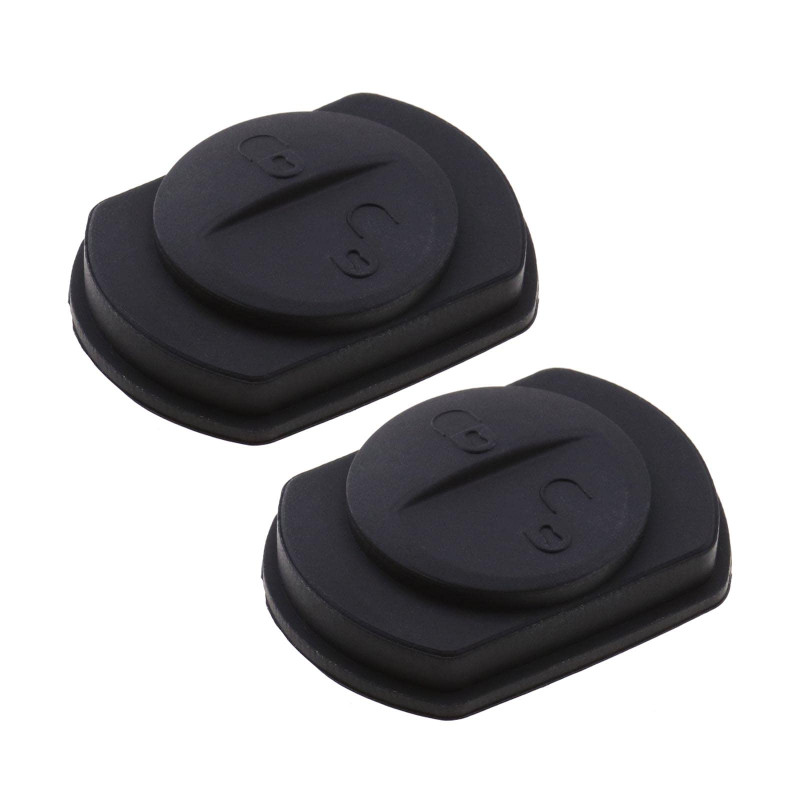 ECSiNG 2pcs Clé de Voiture en Caoutchouc 2 Bouton Étanche Anti-Rayures Pad Housse de Protection Compatible avec Mitsubishi Colt/ ECSiNG 2pcs Clé de Voiture en Caoutchouc 2 Bouton Étanche Anti-Rayures Pad Housse de Protection Compatible avec Mitsubishi Colt/