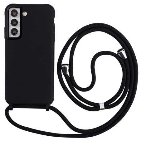 Keteen Collier pour Samsung Galaxy S21 FE Coque Silicone Liquide Bumper Housse Galaxy S21 FE Lanière avec Cordon Réglable Longue