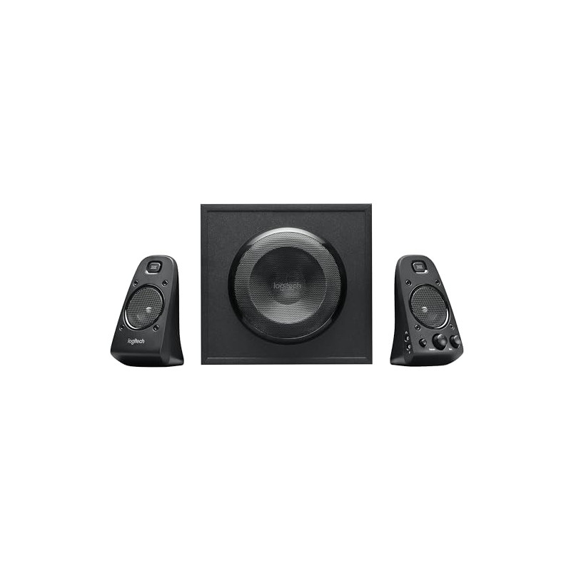 Logitech Z623 Système Haut Parleur PC 2.1, Certifié THX, Dolby & DTS, 400 Watts en Puissance, Multi-Dispositifs, Entrées Audio 3 Logitech Z623 Système Haut Parleur PC 2.1, Certifié THX, Dolby & DTS, 400 Watts en Puissance, Multi-Dispositifs, Entrées Audio 3