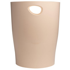 Exacompta - Réf. 45331D - 1 corbeille à papier avec poignées ECOBIN Skandi - Grande capacité 15 litres - Dimensions 26,3 x 26,3
