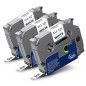 3x Labelwell Compatible Ruban Etiquetas pour Brother TZe-211 TZe211 TZ211 TZ 6mm Noir sur Blanc Laminé pour Brother P-touch PT-P 3x Labelwell Compatible Ruban Etiquetas pour Brother TZe-211 TZe211 TZ211 TZ 6mm Noir sur Blanc Laminé pour Brother P-touch PT-P