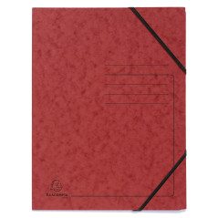 Exacompta - Réf. 555415E - Paquet de 5 chemises à élastiques sans rabat imprimées - pochettes en carte lustrée 355 g/m² - dimens