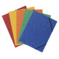 Exacompta - Réf. 555415E - Paquet de 5 chemises à élastiques sans rabat imprimées - pochettes en carte lustrée 355 g/m² - dimens Exacompta - Réf. 555415E - Paquet de 5 chemises à élastiques sans rabat imprimées - pochettes en carte lustrée 355 g/m² - dimens