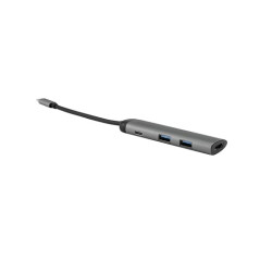 VERBATIM 49140 USB-C Multiport Hub USB 3.1/USB 3.0 x 2/HDMI métallique