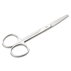 REMOS Ciseaux de Ménage, Ciseaux universels, ronds, lame droit, 12 cm, acier inoxydable