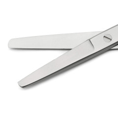 REMOS Ciseaux de Ménage, Ciseaux universels, ronds, lame droit, 12 cm, acier inoxydable