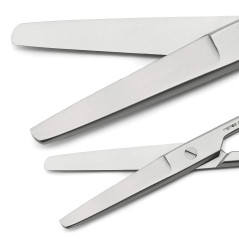 REMOS Ciseaux de Ménage, Ciseaux universels, ronds, lame droit, 12 cm, acier inoxydable