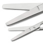 REMOS Ciseaux de Ménage, Ciseaux universels, ronds, lame droit, 12 cm, acier inoxydable REMOS Ciseaux de Ménage, Ciseaux universels, ronds, lame droit, 12 cm, acier inoxydable