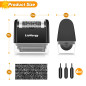 Tampon de protection de l'identité LioNergy Roller pour la prévention du vol d'identité avec 3 recharges – Noir Tampon de protection de l'identité LioNergy Roller pour la prévention du vol d'identité avec 3 recharges – Noir