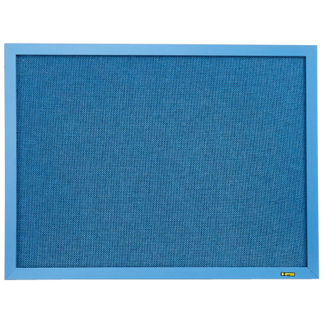 Bi-Office Blue Bells - Tableau d'Affichage avec Surface en Tissu Bleu, Cadre en MDF Bleu, 60 x 45 cm