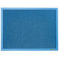 Bi-Office Blue Bells - Tableau d'Affichage avec Surface en Tissu Bleu, Cadre en MDF Bleu, 60 x 45 cm