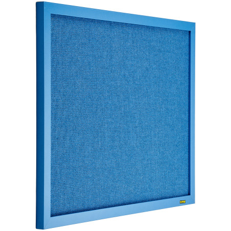 Bi-Office Blue Bells - Tableau d'Affichage avec Surface en Tissu Bleu, Cadre en MDF Bleu, 60 x 45 cm