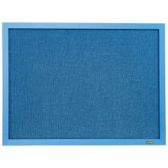 Bi-Office Blue Bells - Tableau d'Affichage avec Surface en Tissu Bleu, Cadre en MDF Bleu, 60 x 45 cm