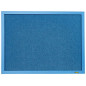 Bi-Office Blue Bells - Tableau d'Affichage avec Surface en Tissu Bleu, Cadre en MDF Bleu, 60 x 45 cm