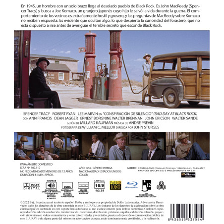 Conspiración de Silencio BD 1955 Bad Day at Black Rock [Blu-Ray] [Import]