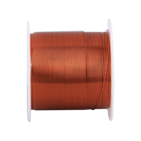 Fil Cuivre Émaillé, 0.3mm 40m Bobine Fil Cuivre Fil d'Aimant Émaillé Magnétique Enroulement pour Moteur Transformateur Haut-parl