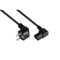 Good Connections Câble d'alimentation - 3 m - Fiche de Contact de Protection Type E+F (CEE 7/7, coudée) vers Prise C13 (Droite) Good Connections Câble d'alimentation - 3 m - Fiche de Contact de Protection Type E+F (CEE 7/7, coudée) vers Prise C13 (Droite)