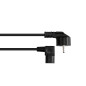 Good Connections Câble d'alimentation - 3 m - Fiche de Contact de Protection Type E+F (CEE 7/7, coudée) vers Prise C13 (Droite) Good Connections Câble d'alimentation - 3 m - Fiche de Contact de Protection Type E+F (CEE 7/7, coudée) vers Prise C13 (Droite)