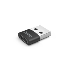 Hama 3X Adaptateurs USB A vers USB C - Type C Femelle USB A Mâle, Vitesse de Transfert 480 Mbit/s, Convertisseur Chargeur, Doubl