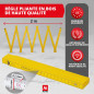 Metrie™ BLOCK 52 Mètre pliant – Mètre en bois 2 m | Jaune Soleil – Graduation duplex, Fabriqué dans l’UE | Robuste et précis | p