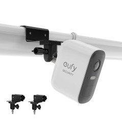 HOLACA Support de Gouttière Universel Compatible avec l'eufycam 1/2/2C/2C Pro/3/3C/E/S3 Pro, Arl o Pro 4/Pro 3/Pro 2/Ultra/Ultra