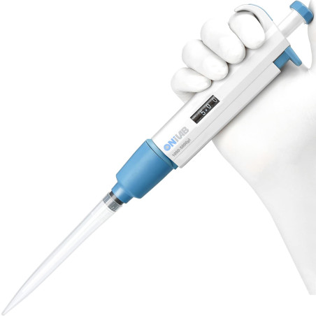 ONiLAB 1000-5000ul Micropipette/Pipette réglable autoclavable multi-volume, canal unique…