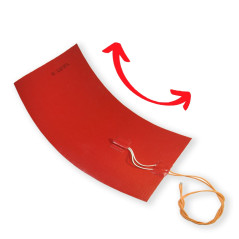 GOLDMAN SERVICE | Résistance chauffante en silicone adhésive flexible ultra-plate avec limiteur de température. 100 WATTS, 220 V