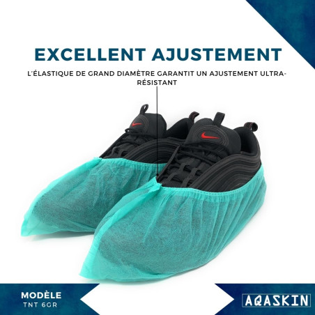 Couvre-chaussures jetables en TNT Résistants 6 g. Chaussures jetables - Équipements de Protection Individuelle - Environnements 