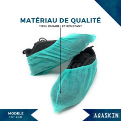 Couvre-chaussures jetables en TNT Résistants 6 g. Chaussures jetables - Équipements de Protection Individuelle - Environnements 
