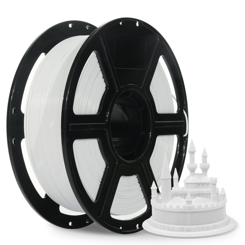 FLASHFORGE ABS PRO Filament pour imprimante 3D, filaments résistants à la chaleur, bobine de 1kg (2.2lbs), précision dimensionne FLASHFORGE ABS PRO Filament pour imprimante 3D, filaments résistants à la chaleur, bobine de 1kg (2.2lbs), précision dimensionne