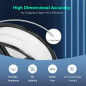 FLASHFORGE ABS PRO Filament pour imprimante 3D, filaments résistants à la chaleur, bobine de 1kg (2.2lbs), précision dimensionne FLASHFORGE ABS PRO Filament pour imprimante 3D, filaments résistants à la chaleur, bobine de 1kg (2.2lbs), précision dimensionne