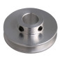 BQLZR Poulie à rainure unique en alliage d'aluminium argenté 41 x 16 x 12 mm alésage fixe pour arbre de moteur courroie ronde PU BQLZR Poulie à rainure unique en alliage d'aluminium argenté 41 x 16 x 12 mm alésage fixe pour arbre de moteur courroie ronde PU