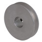 BQLZR Poulie à rainure unique en alliage d'aluminium argenté 41 x 16 x 12 mm alésage fixe pour arbre de moteur courroie ronde PU BQLZR Poulie à rainure unique en alliage d'aluminium argenté 41 x 16 x 12 mm alésage fixe pour arbre de moteur courroie ronde PU