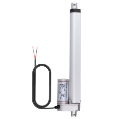 Justech Moteur à Actionneur Linéaire Heavy Duty 160lbs 250mm DC 12V Actionneurs à Mouvement Linéaire pour Ouvreur de Porte Élect