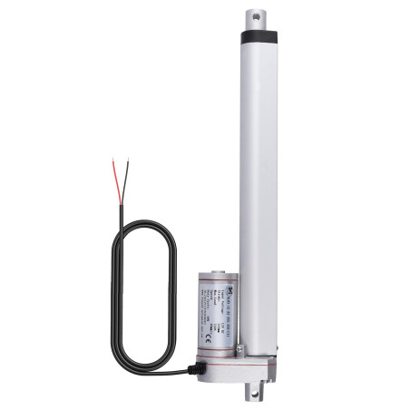 Justech Moteur à Actionneur Linéaire Heavy Duty 160lbs 250mm DC 12V Actionneurs à Mouvement Linéaire pour Ouvreur de Porte Élect