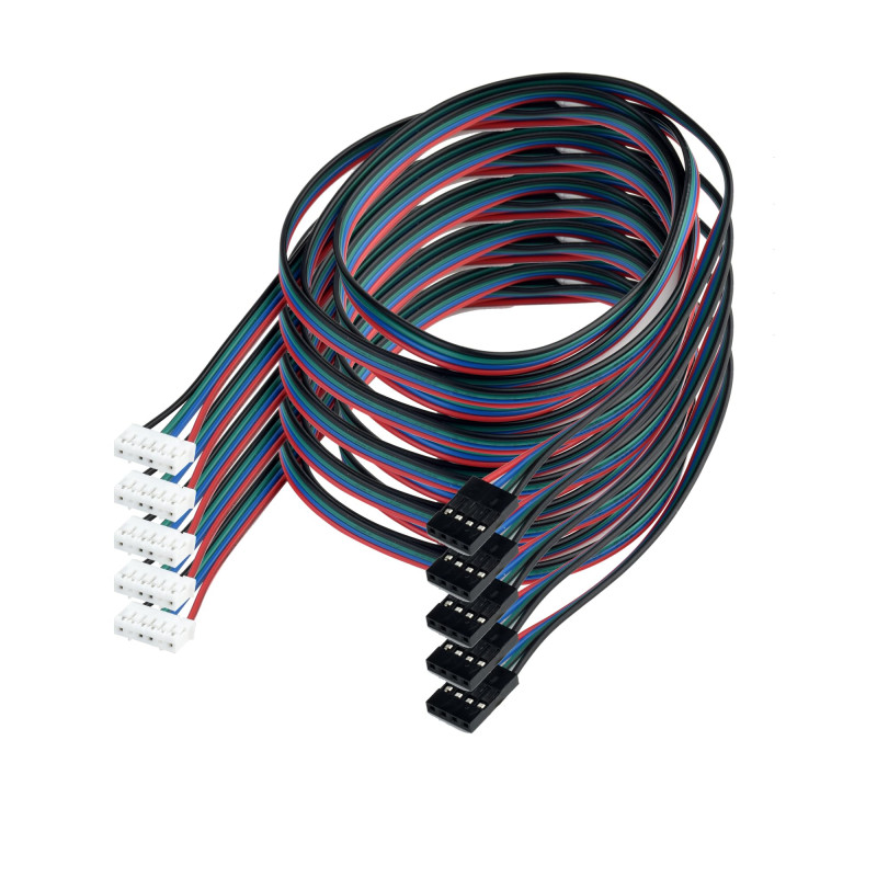 5x Câbles de moteur pas à pas SIENOC 100 cm 1m de long pour NEMA 17 utilisé dans Reprap 5x Câbles de moteur pas à pas SIENOC 100 cm 1m de long pour NEMA 17 utilisé dans Reprap