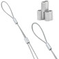 Constrabo® | 10x Manchons à sertir en aluminium avec double embouts 7.0 mm | Ferrules en aluminium, clip à sertir, manchons de p Constrabo® | 10x Manchons à sertir en aluminium avec double embouts 7.0 mm | Ferrules en aluminium, clip à sertir, manchons de p