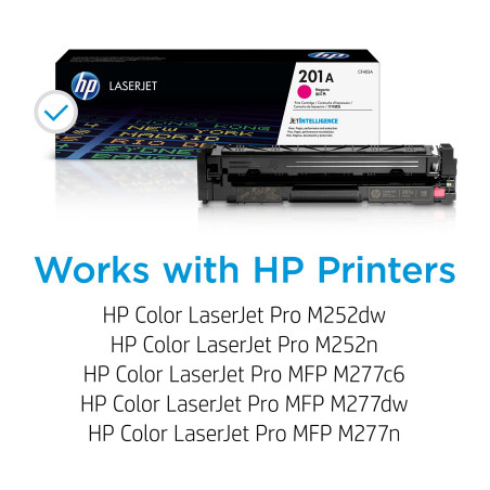 HP 201A CF403A Toner Magenta Authentique Color LaserJet Pro M252 / M274 / M277