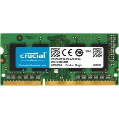 Crucial CT102464BF186D Mémoire de 8GB DDR3 1866 MT/s (PC3-14900) SODIMM 204-Pin