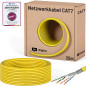 HB-DIGITAL 25m Câble Réseau CAT 7 LAN Ethernet - Certifié GHMT - LSZH Sans Halogène AWG23 – Cable d'installation Blindé, 10Gbit HB-DIGITAL 25m Câble Réseau CAT 7 LAN Ethernet - Certifié GHMT - LSZH Sans Halogène AWG23 – Cable d'installation Blindé, 10Gbit
