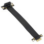 GINTOOYUN Câble d'extension PCIE 1 x 90 degrés, PCI-Express 3.0 1 x mâle vers femelle PCI-E 1 x adaptateur d'extension pour cart GINTOOYUN Câble d'extension PCIE 1 x 90 degrés, PCI-Express 3.0 1 x mâle vers femelle PCI-E 1 x adaptateur d'extension pour cart