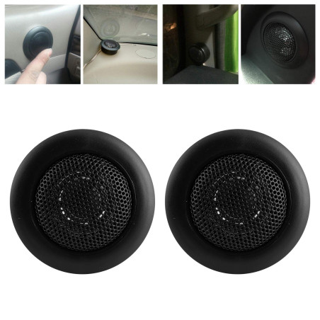 Banapo Haut-parleurs, 200W Petits Haut-parleurs de Voiture 12V DC, pour Lecteur de Musique de Voiture, Système Audio 2500~25000H