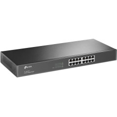 TP-Link TL-SG1016 Switch 16 Ports Gigabit (Rackable, Boîtier Métal) , Noir
