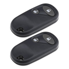 EMSea 2pcs Shell de Clé à Distance Remplacement Compatible avec Honda Civic CRV Accord Jazz Etc 2 Boutons Télécommande Porte-clé