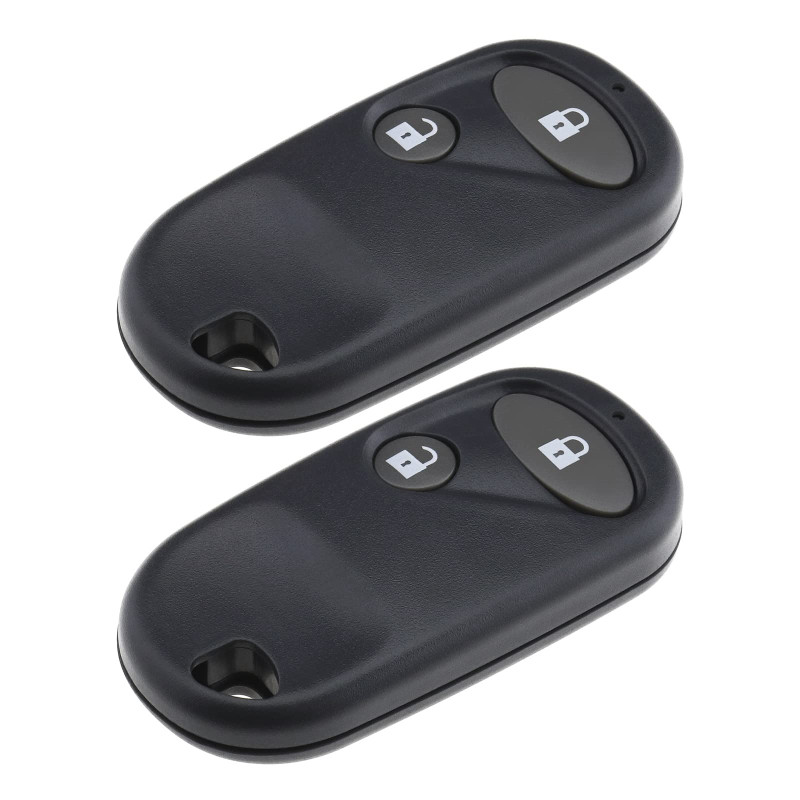 EMSea 2pcs Shell de Clé à Distance Remplacement Compatible avec Honda Civic CRV Accord Jazz Etc 2 Boutons Télécommande Porte-clé
