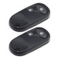 EMSea 2pcs Shell de Clé à Distance Remplacement Compatible avec Honda Civic CRV Accord Jazz Etc 2 Boutons Télécommande Porte-clé