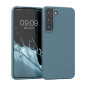 kwmobile Housse Compatible avec Samsung Galaxy S22 Coque - Housse de téléphone Protection Souple en Silicone - Arctic Night